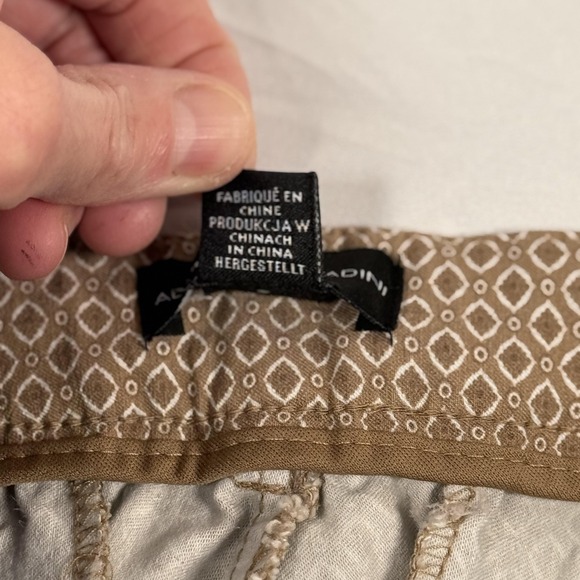 Adrienne Vittadini Pants 8 Geometric Stretch Slim Straight Dressy Career Office - Picture 5 of 14